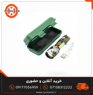 چراغ قوه پلیسی شارژی cob دار دستی مینی مدل SST-88