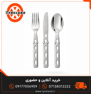 ست قاشق، چنگال و کارد سفری استیل
